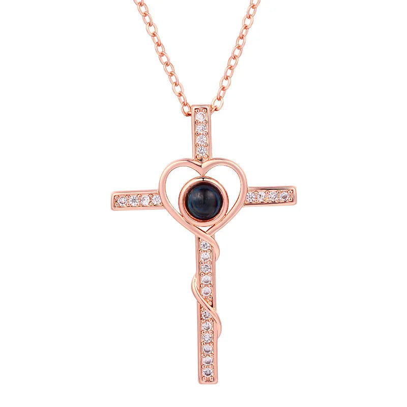 Blessed Holy Pendant Necklace | Christ & Cross ™