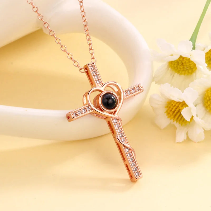 Blessed Holy Pendant Necklace | Christ & Cross ™