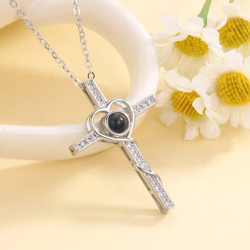 Blessed Holy Pendant Necklace | Christ & Cross ™