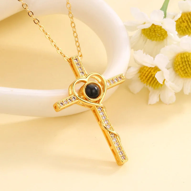 Blessed Holy Pendant Necklace | Christ & Cross ™