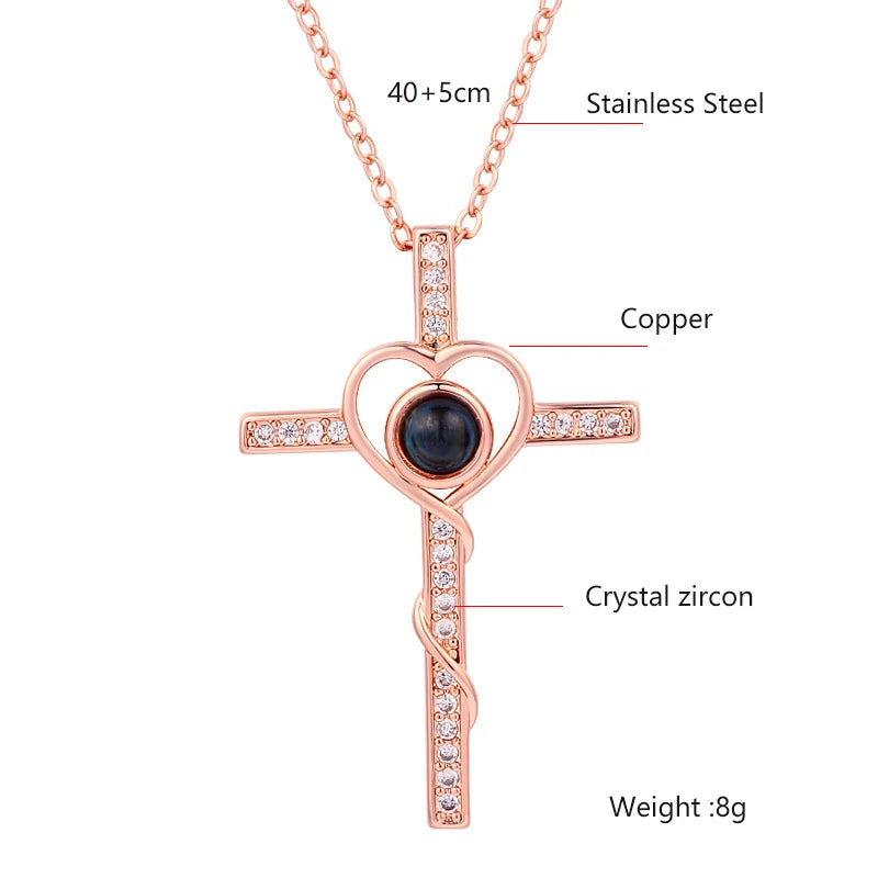 IBlessed Holy Pendant Necklace | Christ & Cross ™