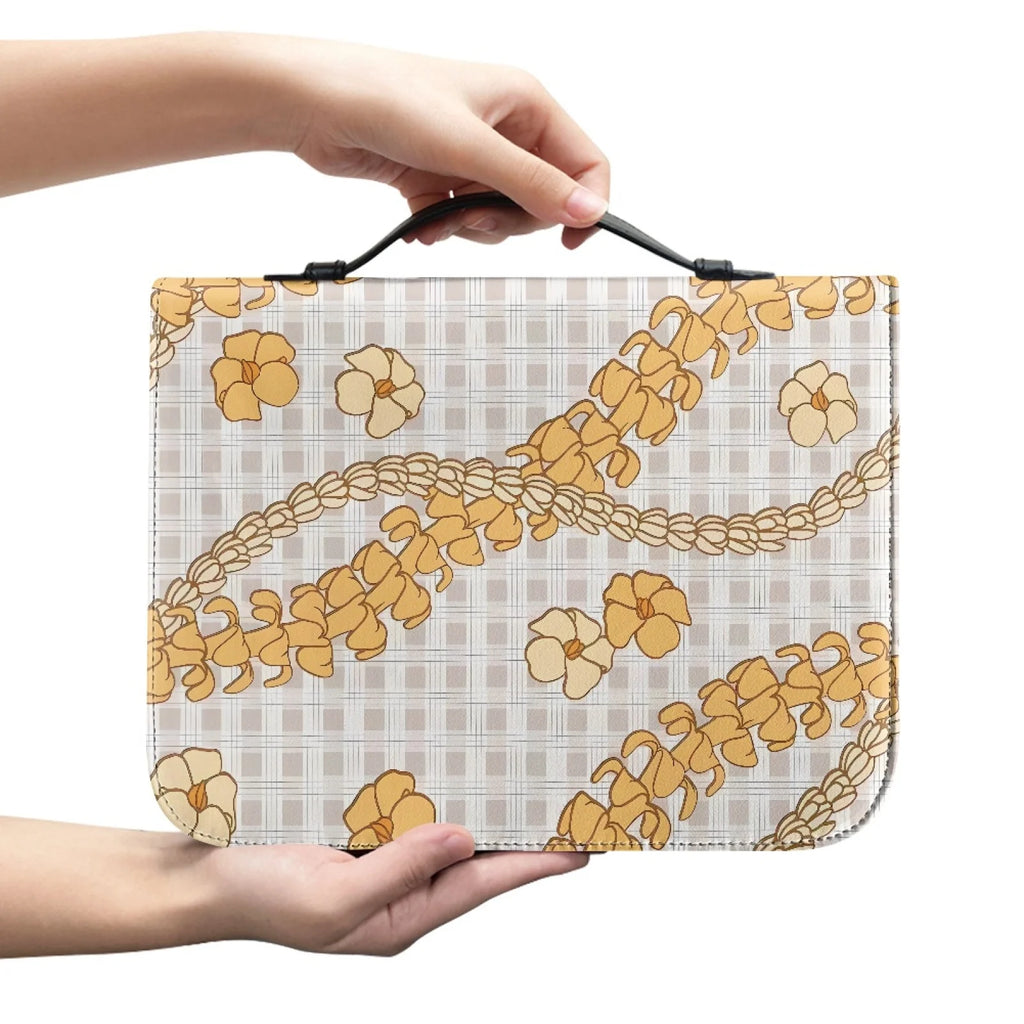 Large Floral Bible Cover Carrying Case | Christ & Cross ™