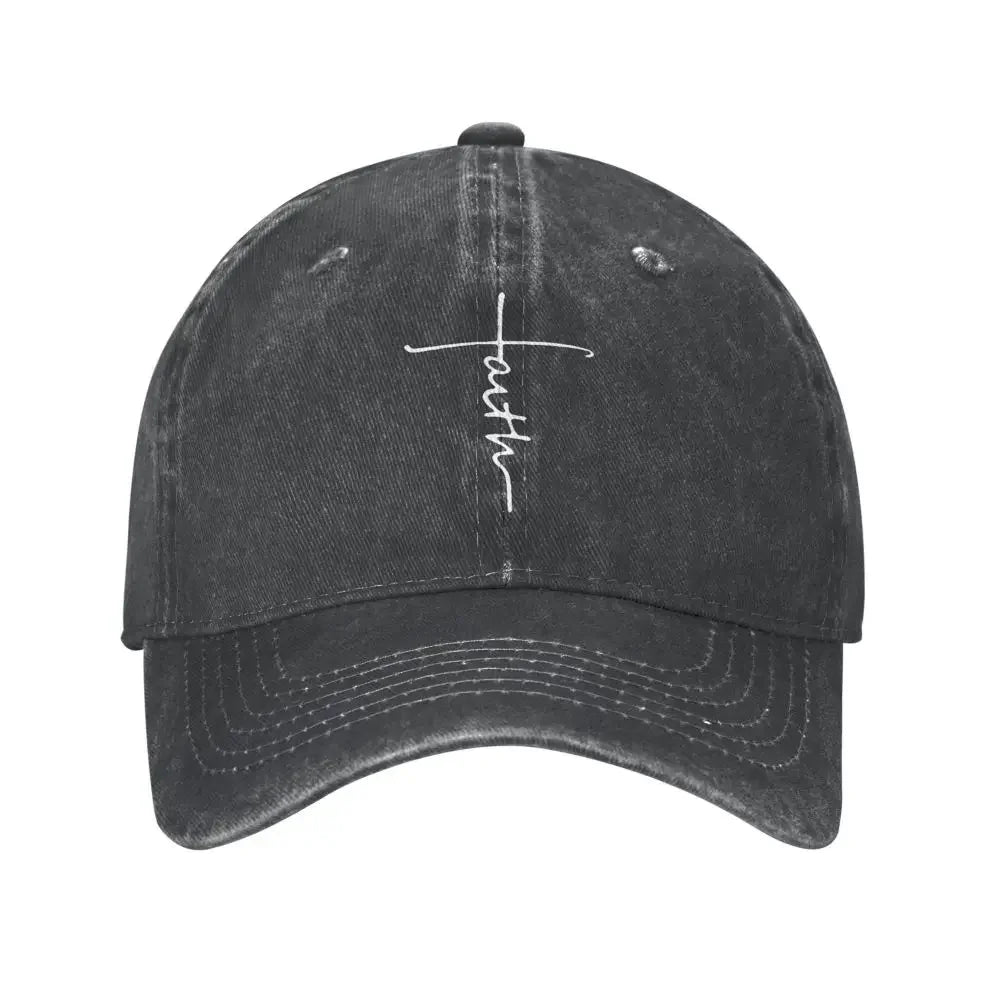 Jesus Faith Cross Christian Snapback Cap | Christ & Cross ™
