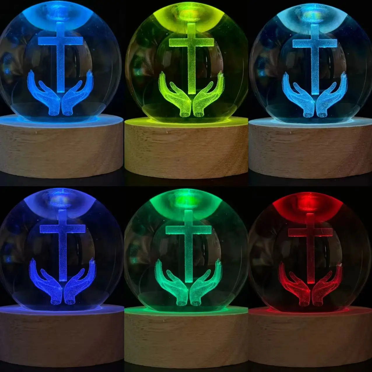 Hands Holding Holy Cross Orb | Christ & Cross ™