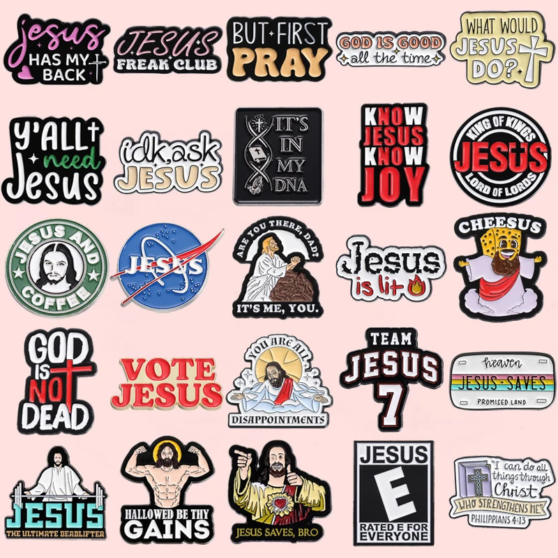 Faith-Filled Enamel Pins! | Christ & Cross ™