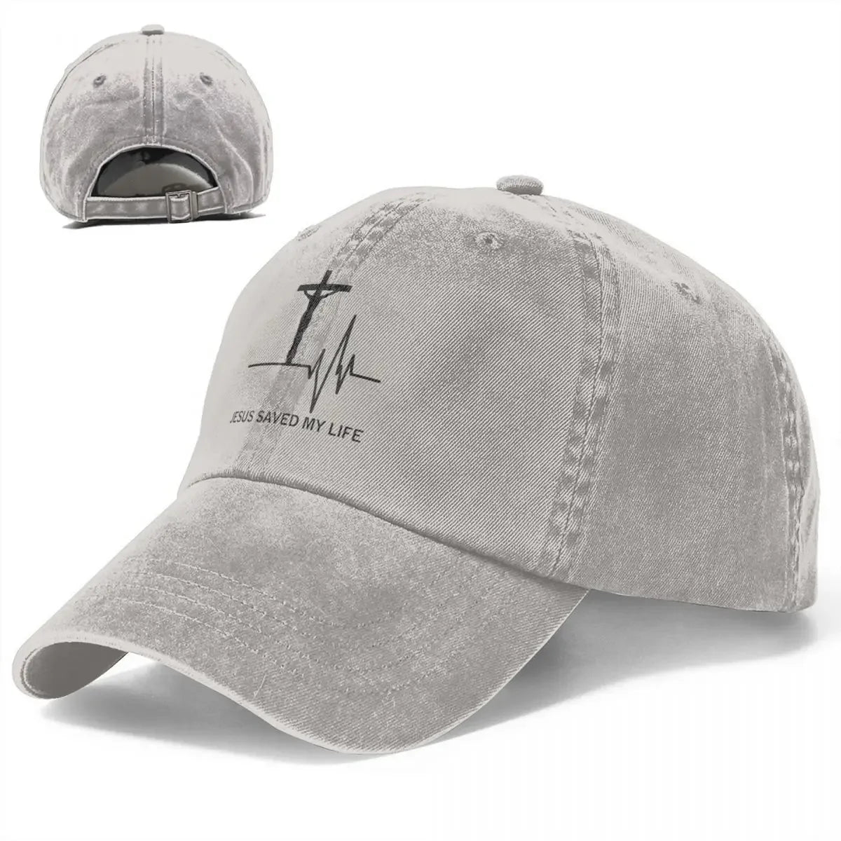Jesus Saved My Life Christian Baseball Cap | Christ & Cross ™