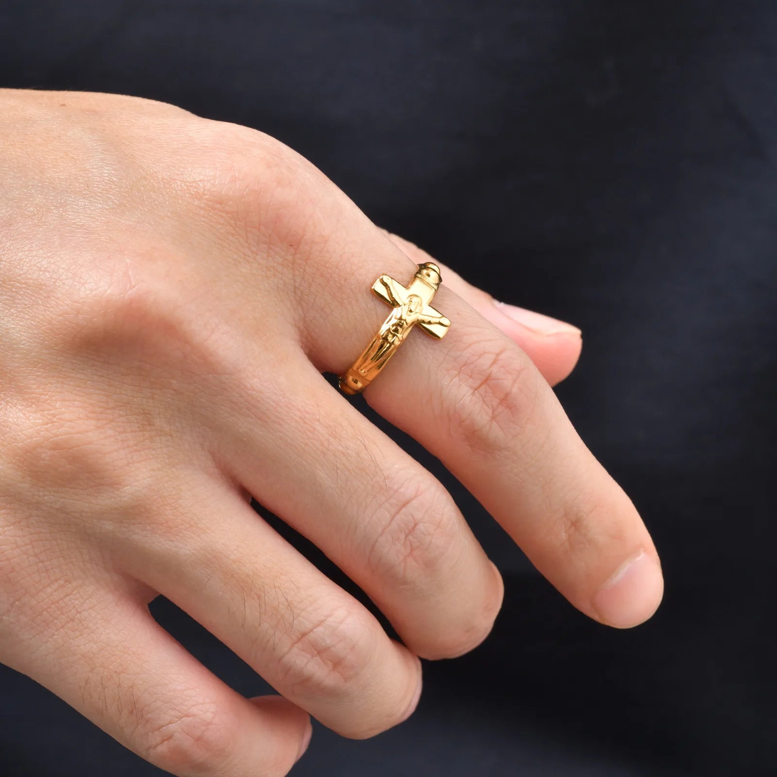 Jesus Cross Ring | Christ & Cross ™