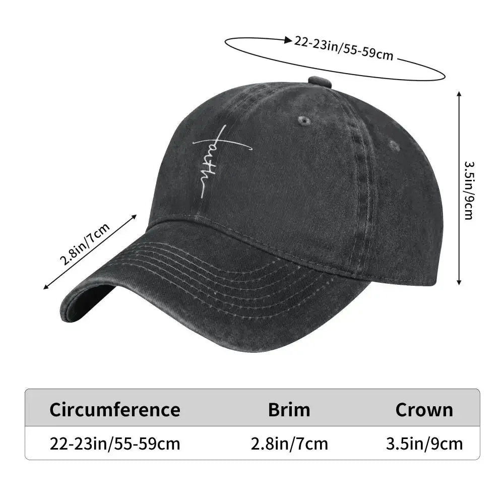 Jesus Faith Cross Christian Snapback Cap | Christ & Cross ™