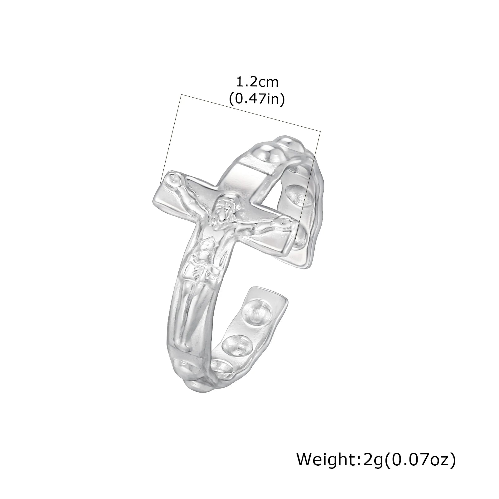 Jesus Cross Ring | Christ & Cross ™