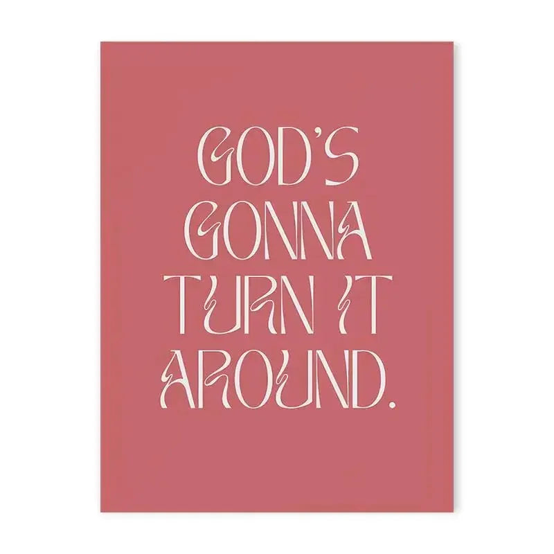 Pink Christian Bible Wall Art | Christ & Cross ™