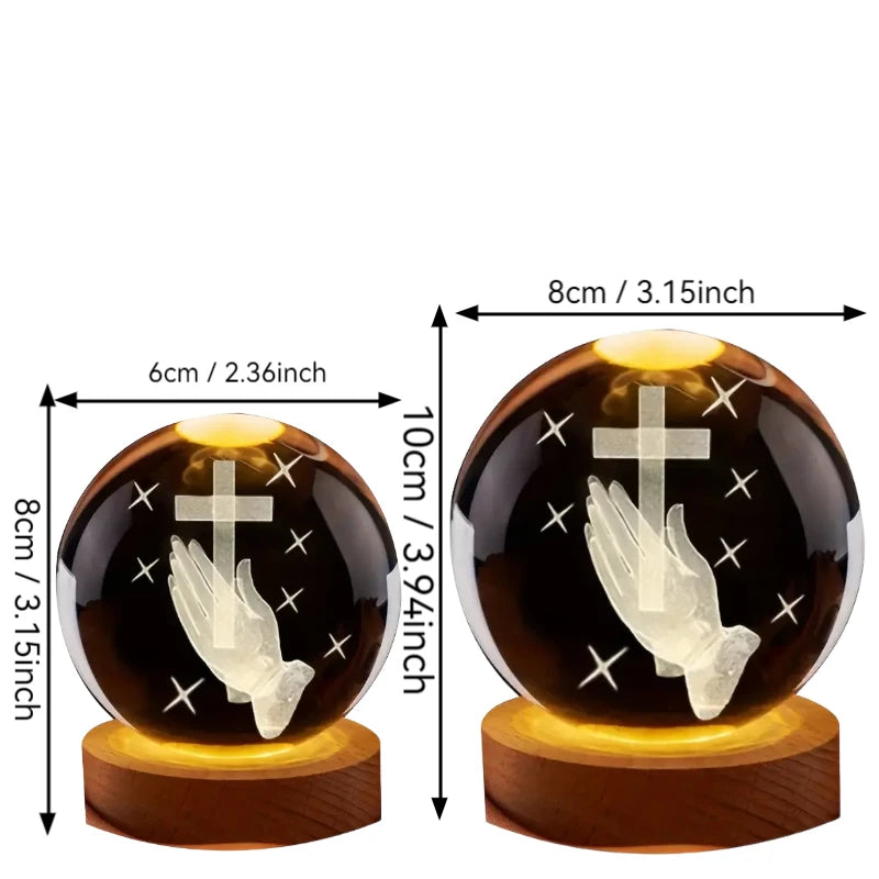 Blessed Prayerful Orb | Christ & Cross ™