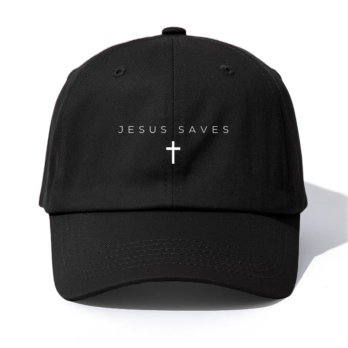 Casquette de baseball Jesus Saves | Chapeau minimaliste axé sur la foi