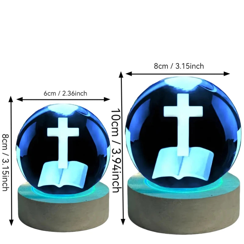 Blessed Holy Bible & Cross Orb | Christ & Cross ™