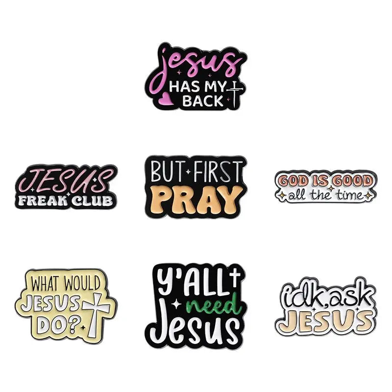 Faith-Filled Enamel Pins! | Christ & Cross ™