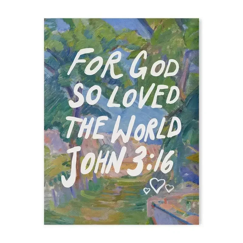 Pink Christian Bible Wall Art | Christ & Cross ™