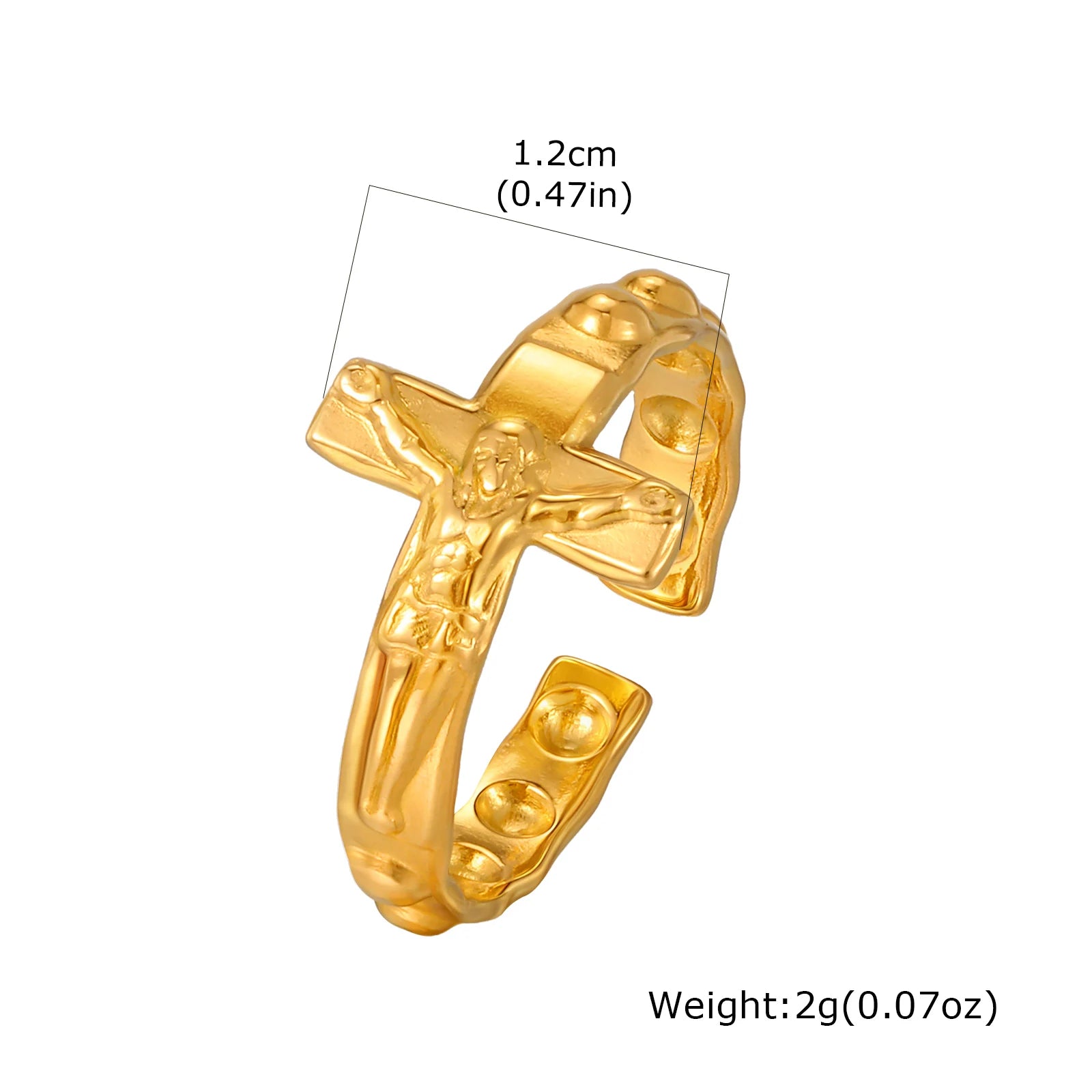 Jesus Cross Ring | Christ & Cross ™