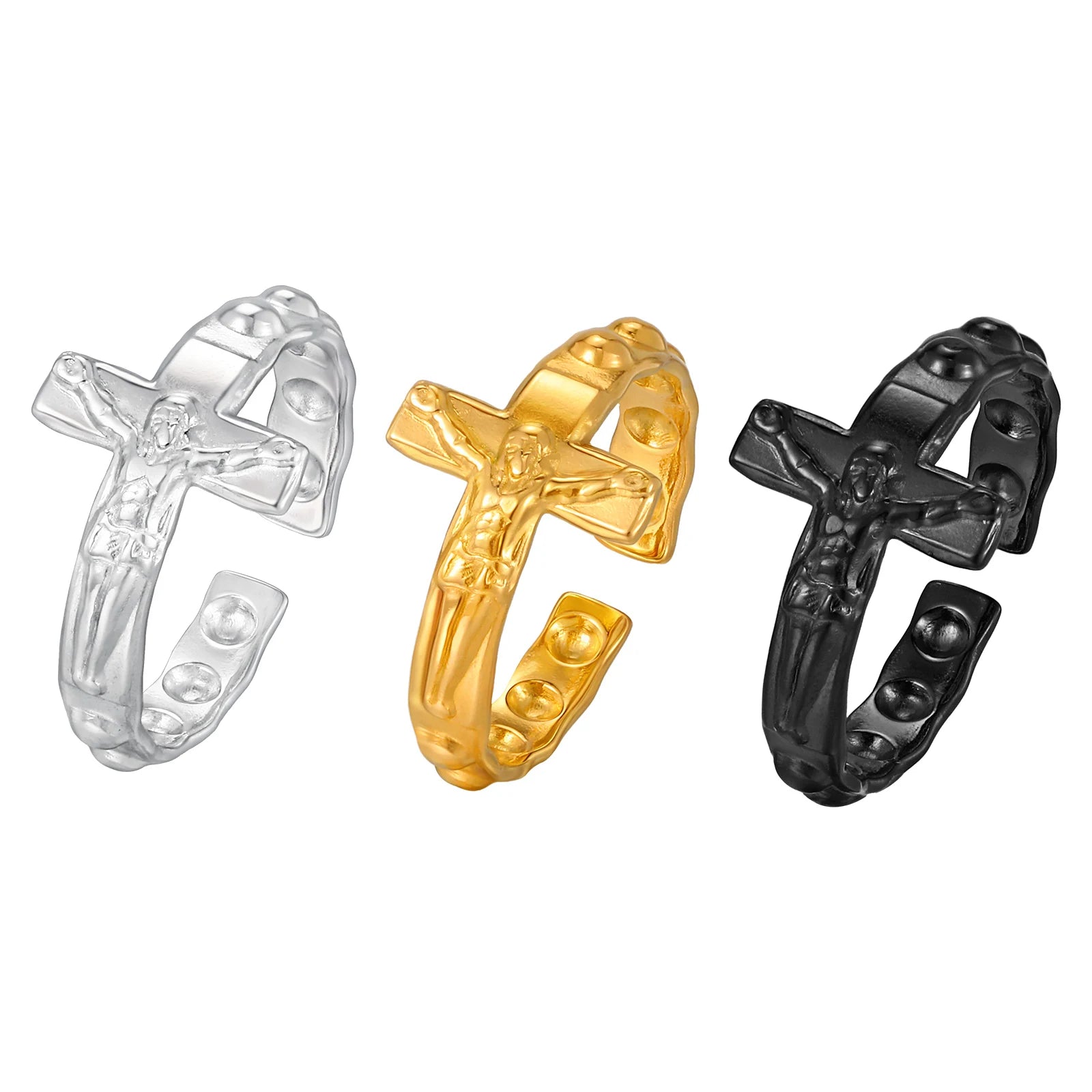 Jesus Cross Ring | Christ & Cross ™