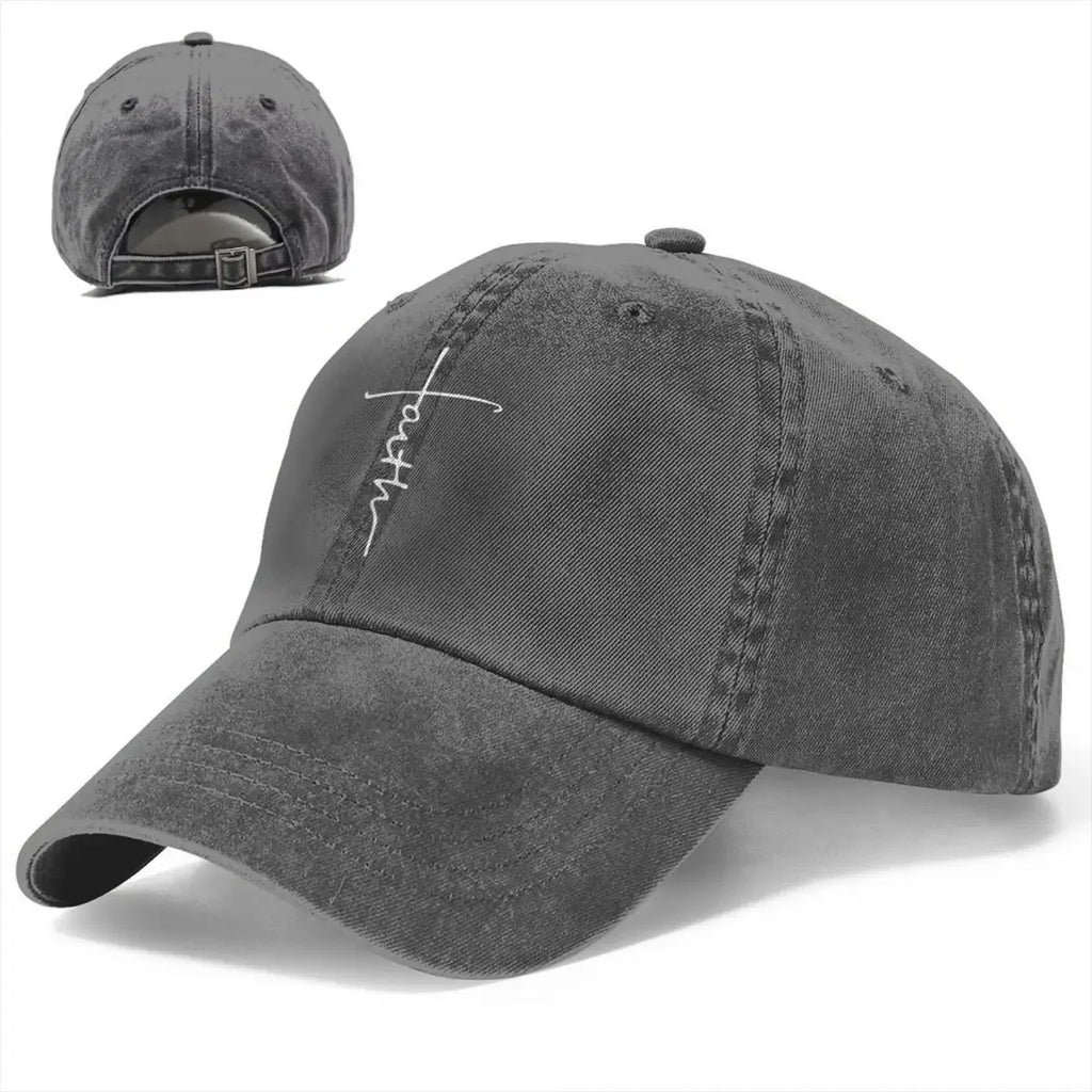 Jesus Faith Cross Christian Snapback Cap | Christ & Cross ™