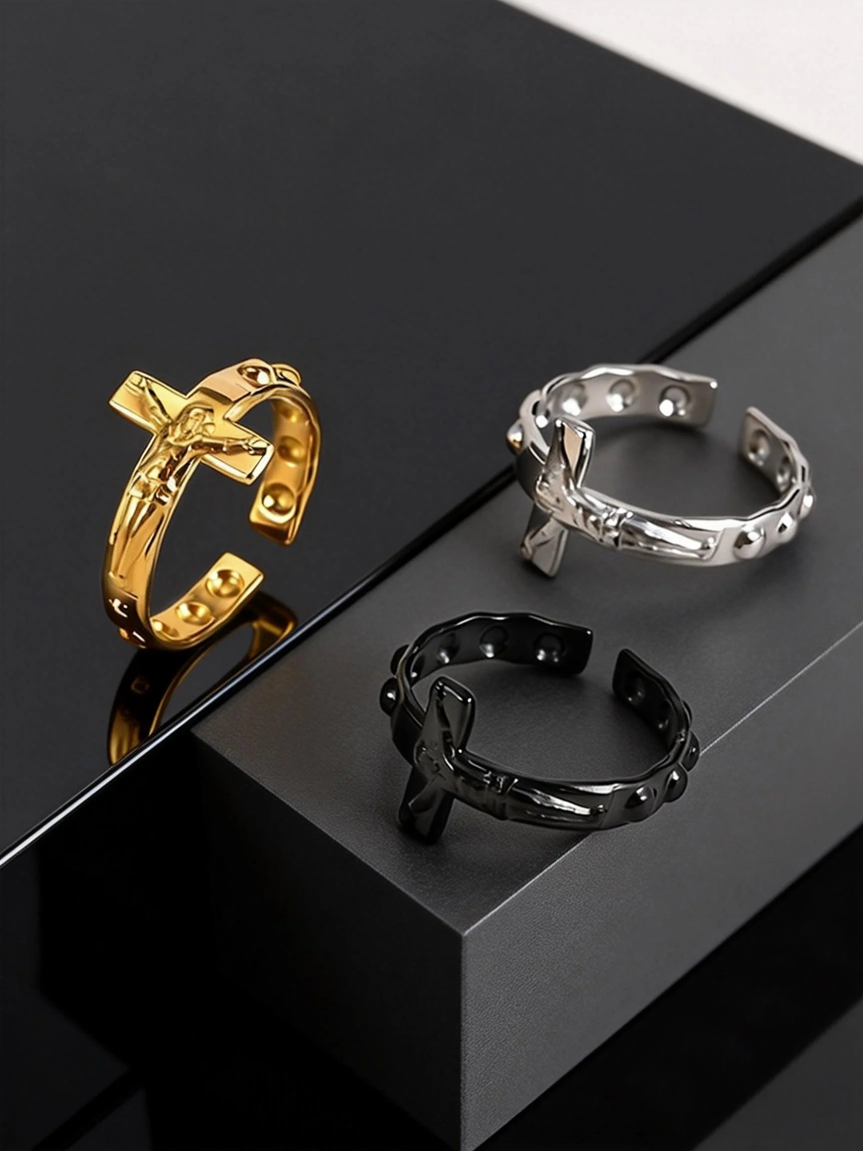 Jesus Cross Ring | Christ & Cross ™