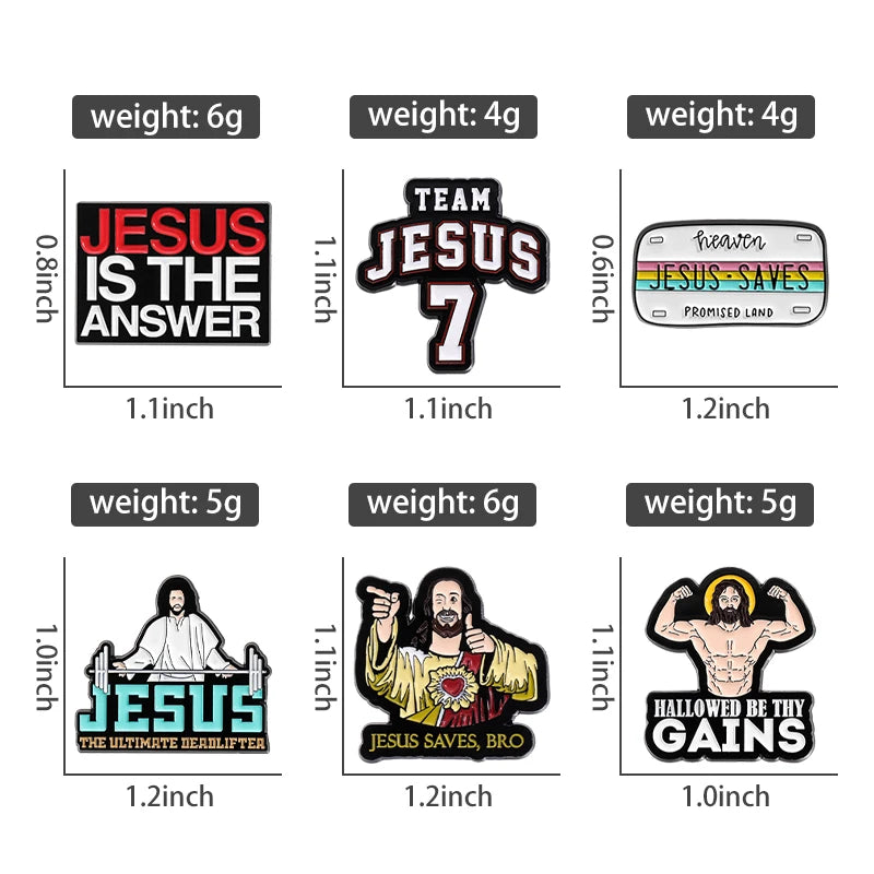 Faith-Filled Enamel Pins! | Christ & Cross ™