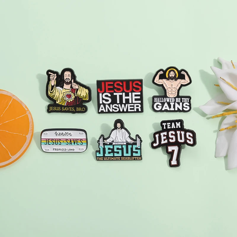 Faith-Filled Enamel Pins! | Christ & Cross ™
