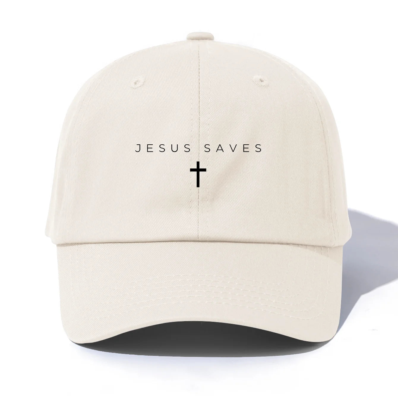 Casquette de baseball Jesus Saves | Chapeau minimaliste axé sur la foi