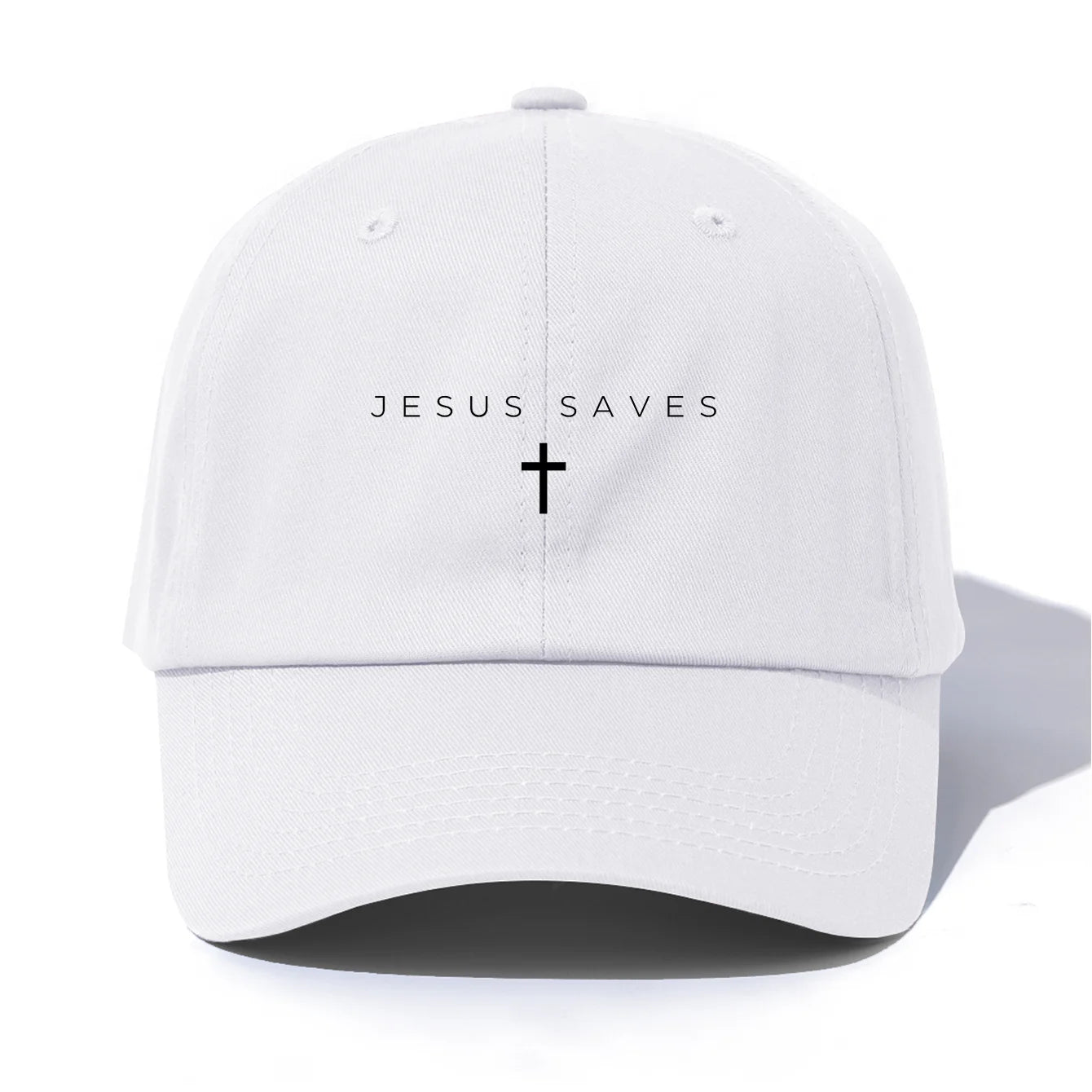 Casquette de baseball Jesus Saves | Chapeau minimaliste axé sur la foi