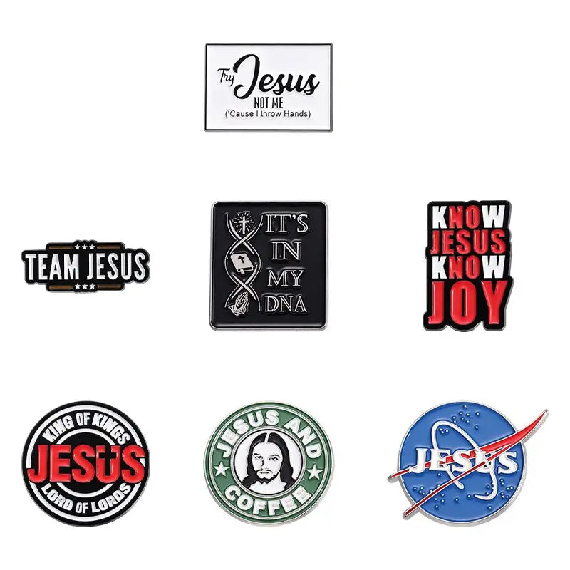 Faith-Filled Enamel Pins! | Christ & Cross ™