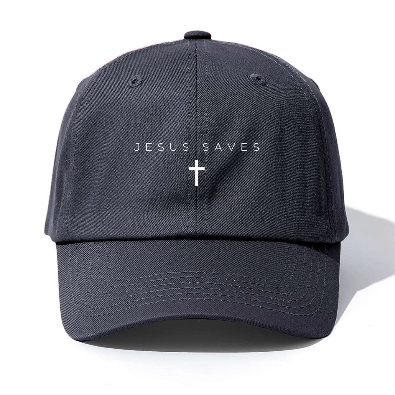 Casquette de baseball Jesus Saves | Chapeau minimaliste axé sur la foi