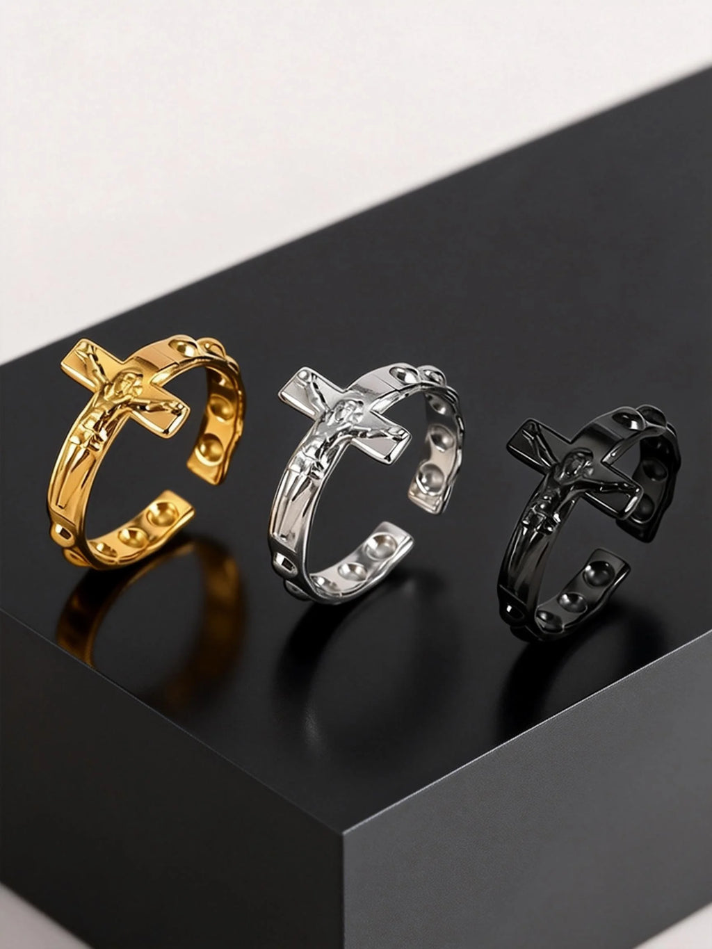Jesus Cross Ring | Christ & Cross ™