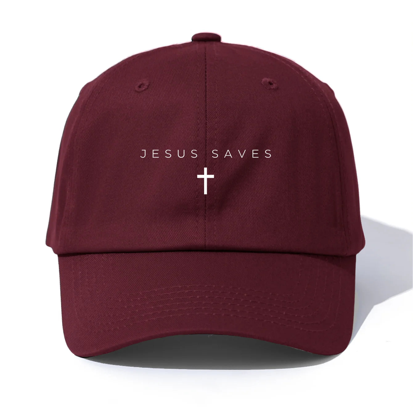 Casquette de baseball Jesus Saves | Chapeau minimaliste axé sur la foi